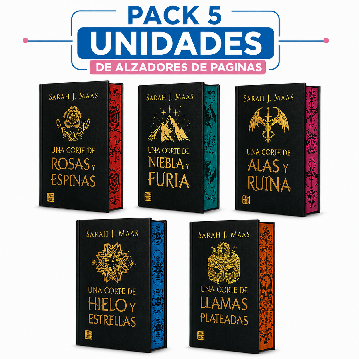 Pack de alzadores de páginas para acotar edición especial
