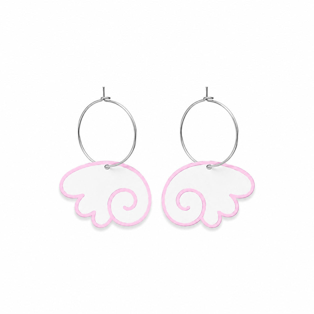 Pair of magic wing earrings