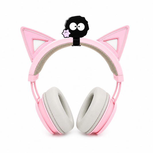 Pelusa de hollín personalizable para auriculares