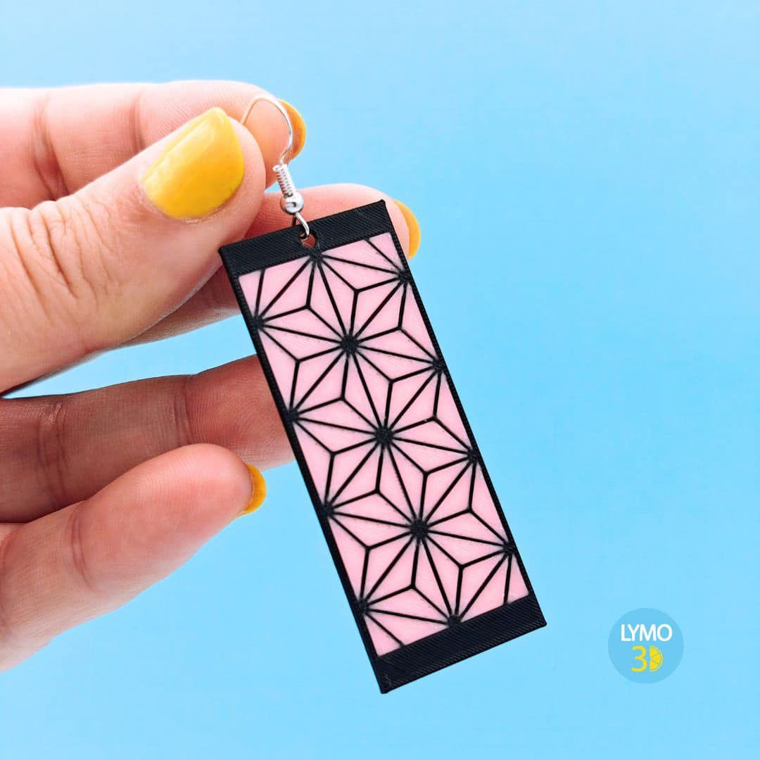 Pendientes Asanoha 2