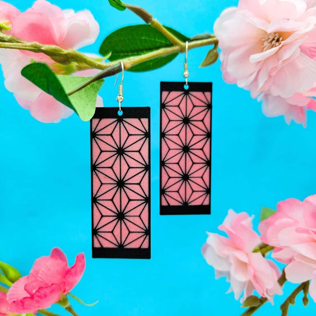 Pendientes Asanoha 1