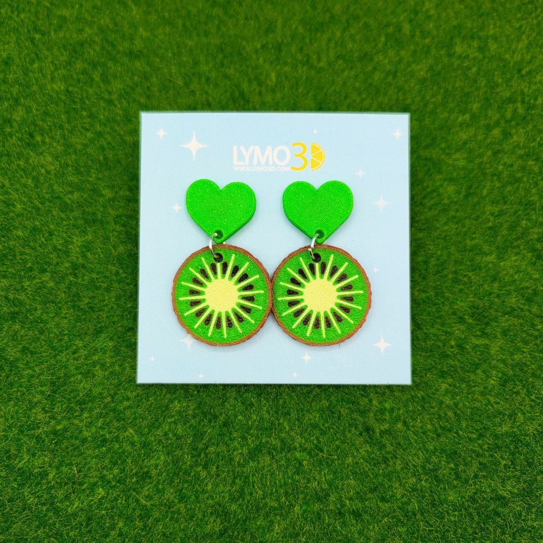 Pendientes Corazón de Kiwi (1)