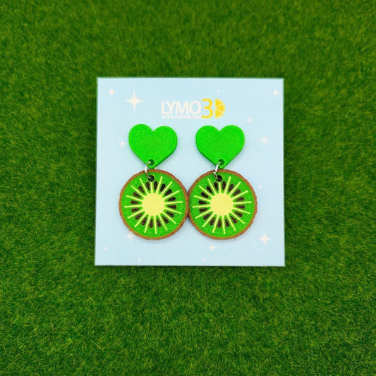 Pendientes Corazón de Kiwi (1)