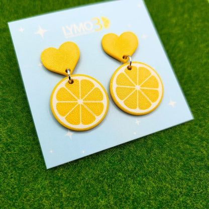 Pendientes Corazón de Limón