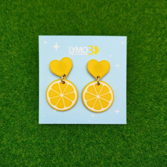 Pendientes Corazón de Limón (2)