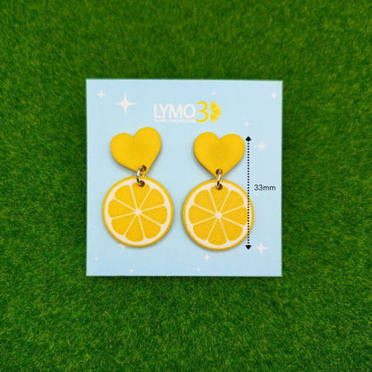 Pendientes Corazón de Limón