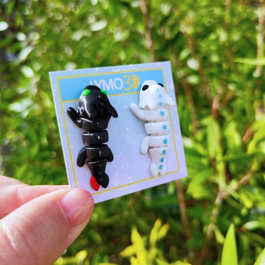 Pendientes Dragón: Luz y Oscuridad