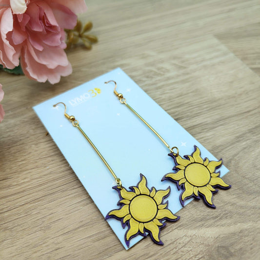Pendientes glamur del sol