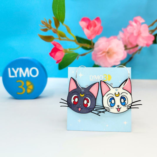 Pendientes guardianes lunares