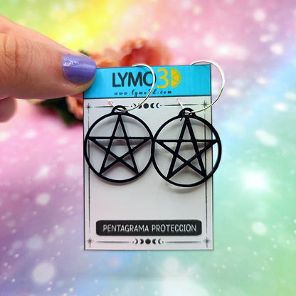 Pendientes Mini pentagrama