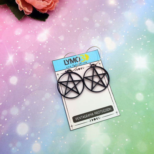 Pendientes Mini pentagrama