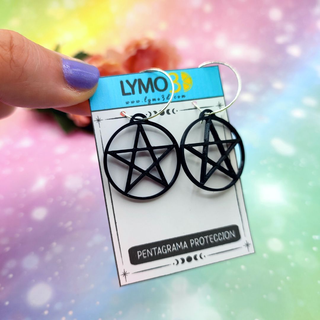 Pendientes Mini pentagrama