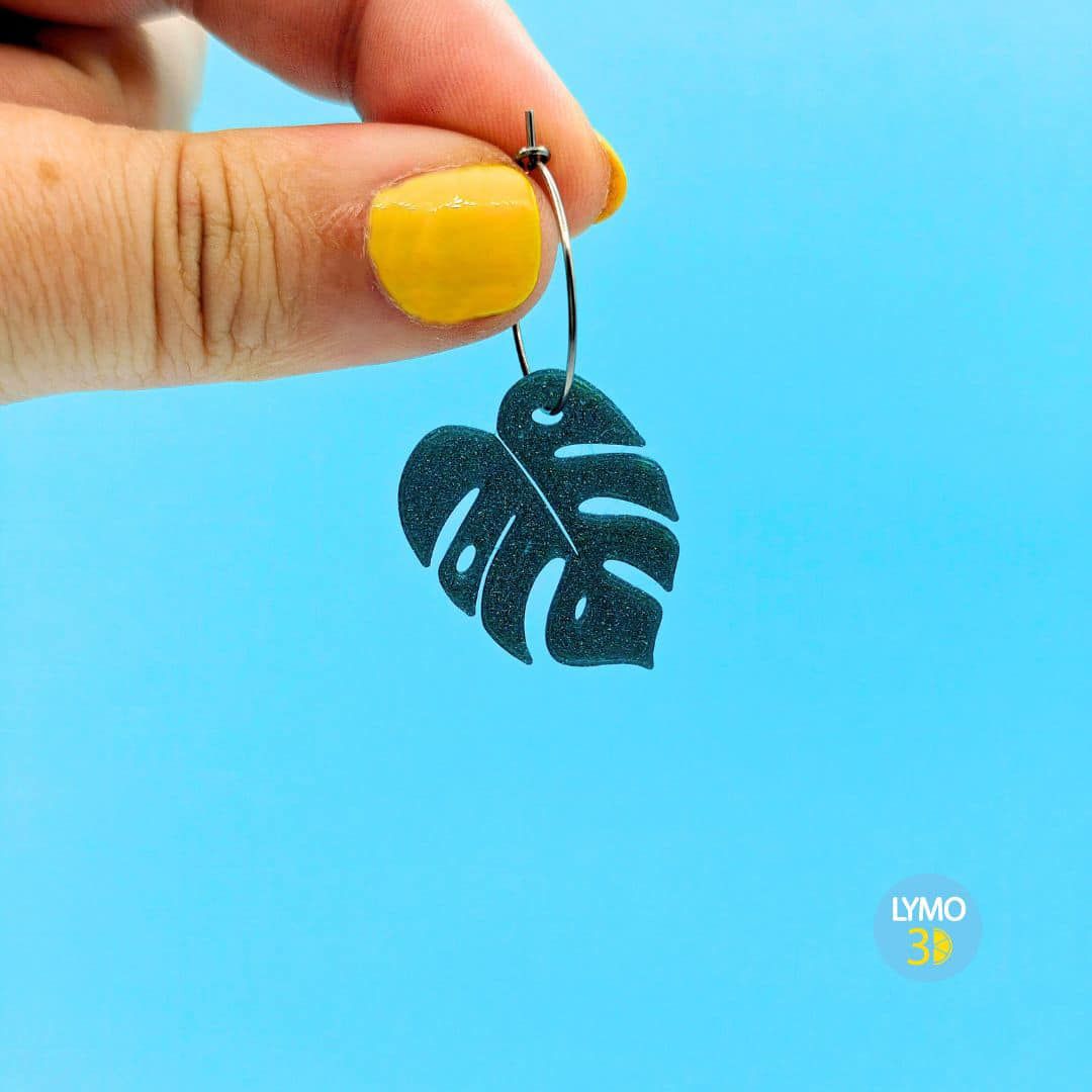Pendientes Monstera