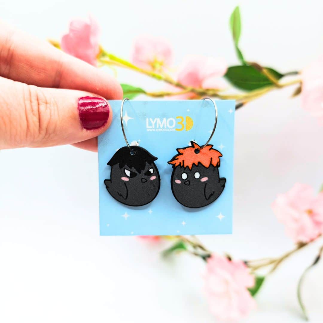 Pendientes Pollos en Acción ¡Vóley con Estilo!