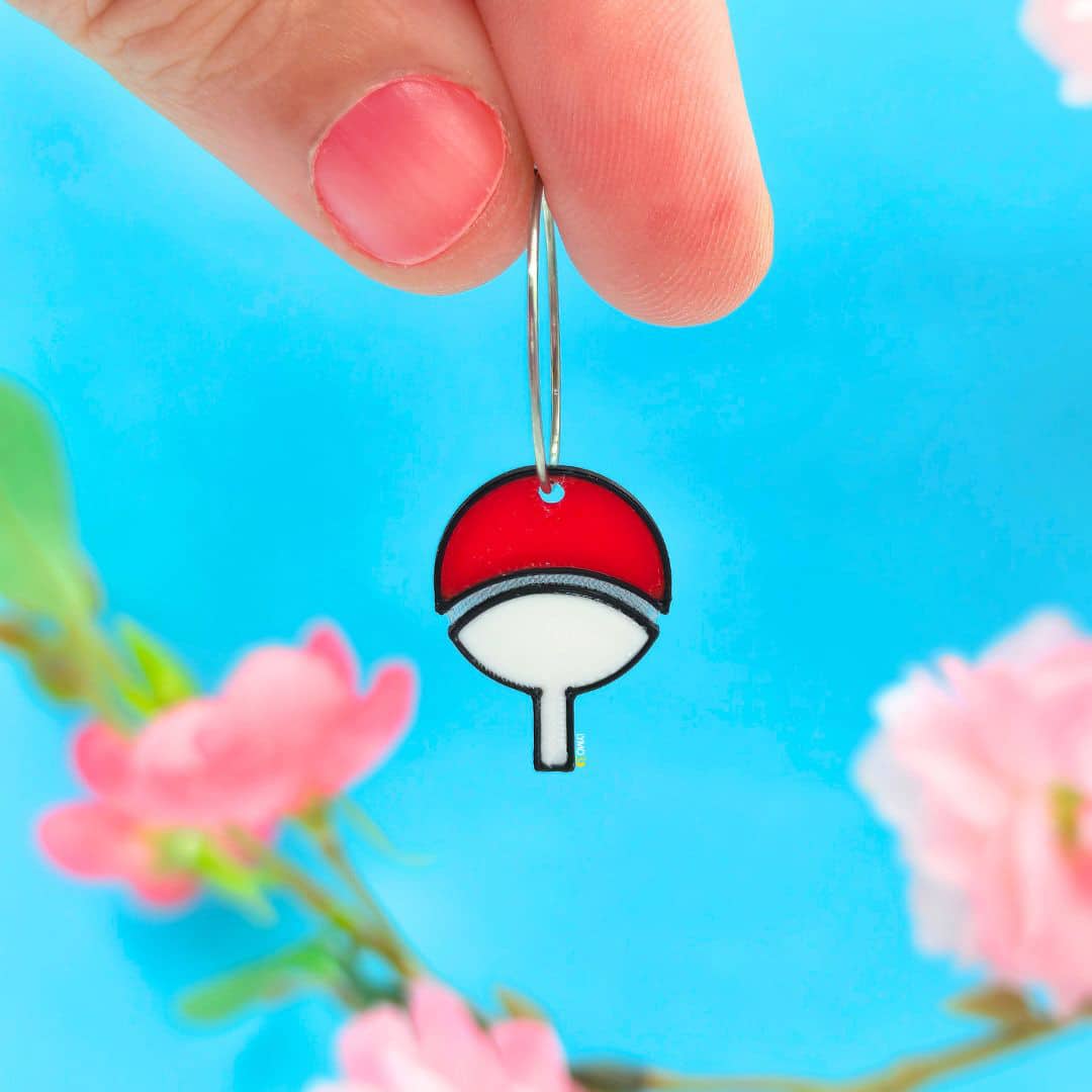 Pendientes abanicos Uchiha