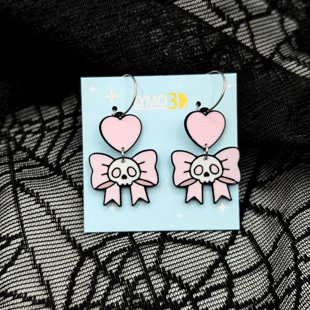 Pendientes calavera Coquette