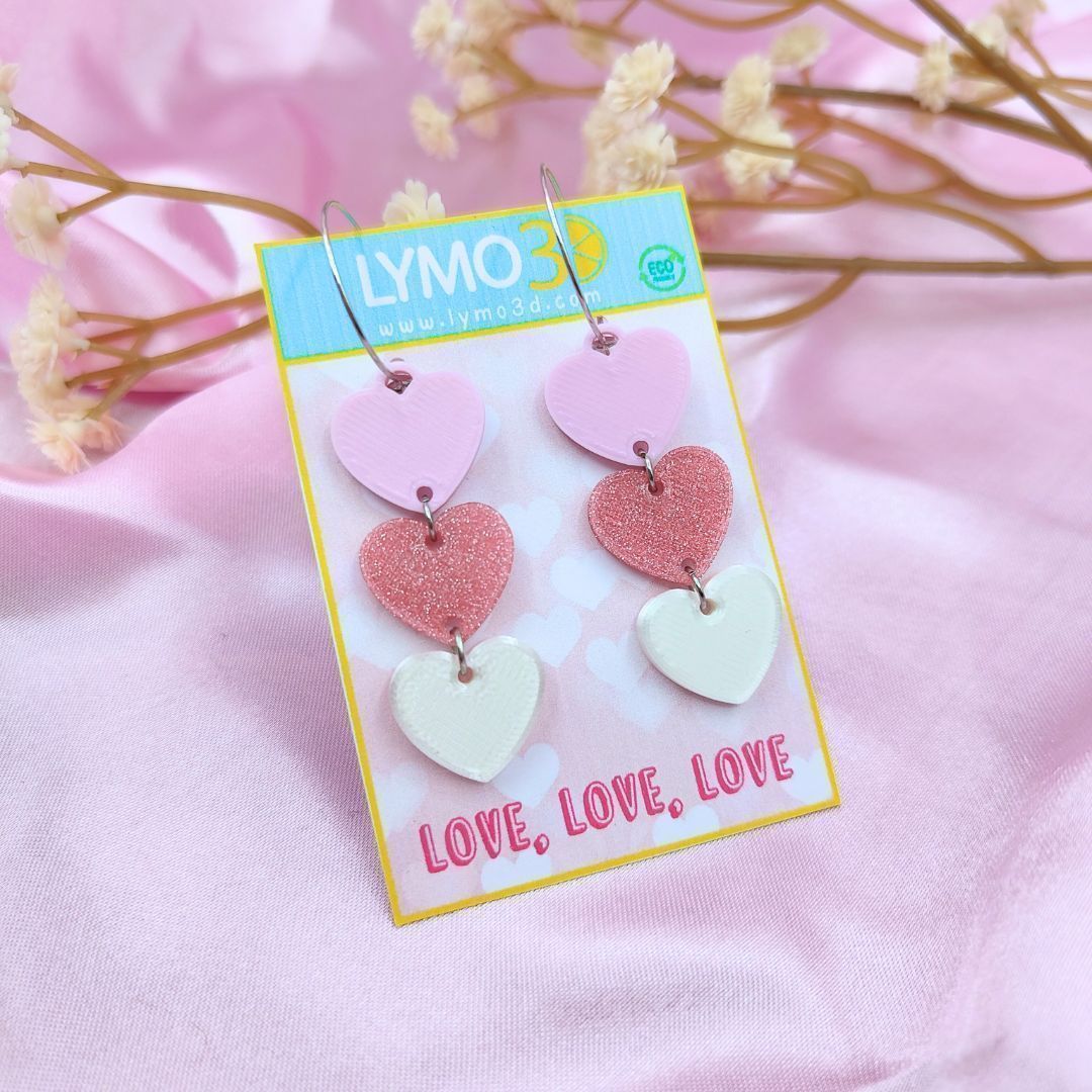 Pendientes pasión rosa