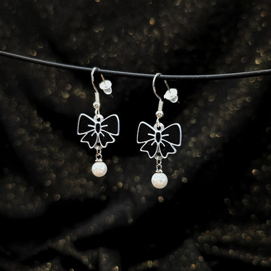 Pendientes dark coquette pearl