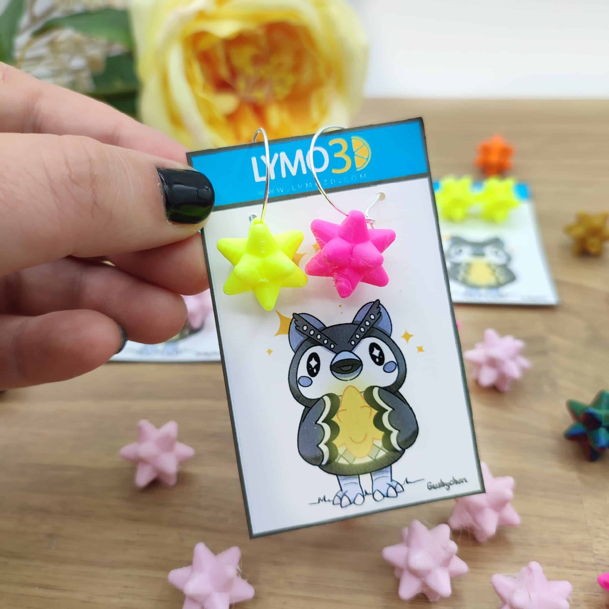 Pendientes estrella ac - pide un deseo x lymo3d (4)