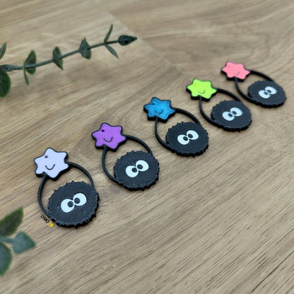 Pendientes hollín con caramelo