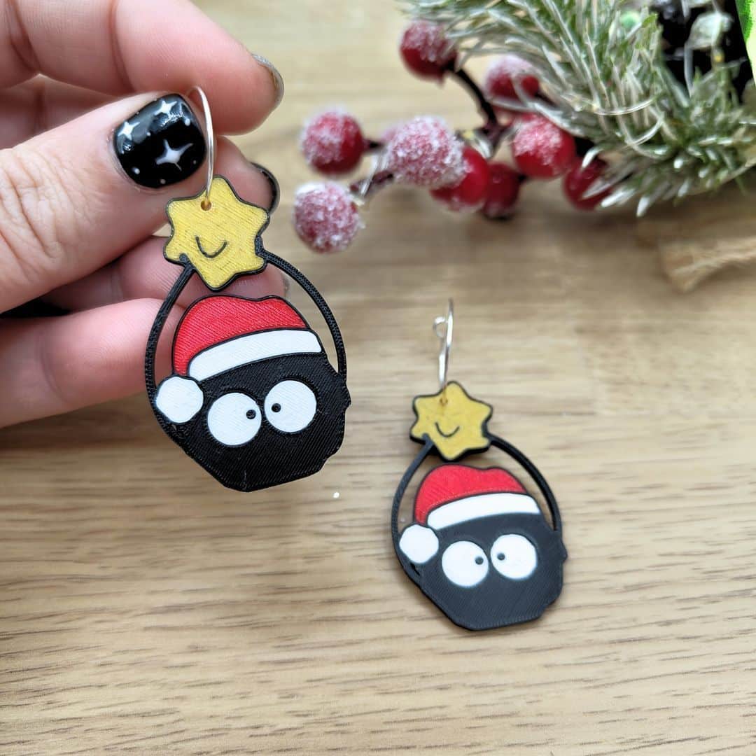 Pendientes hollín navideño x lymo3d (2)