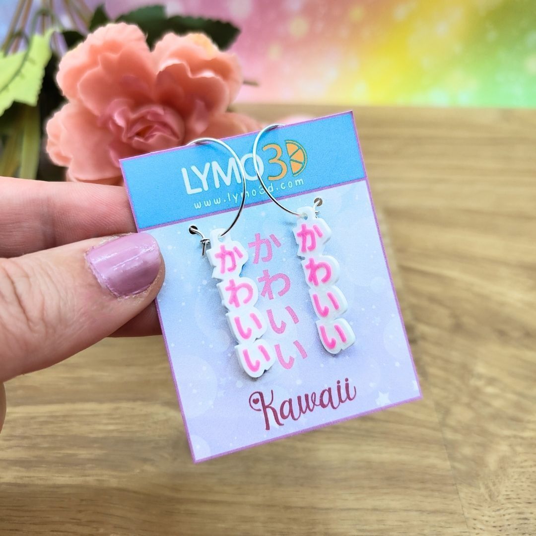 Pendientes kawaii x lymo3d - 2