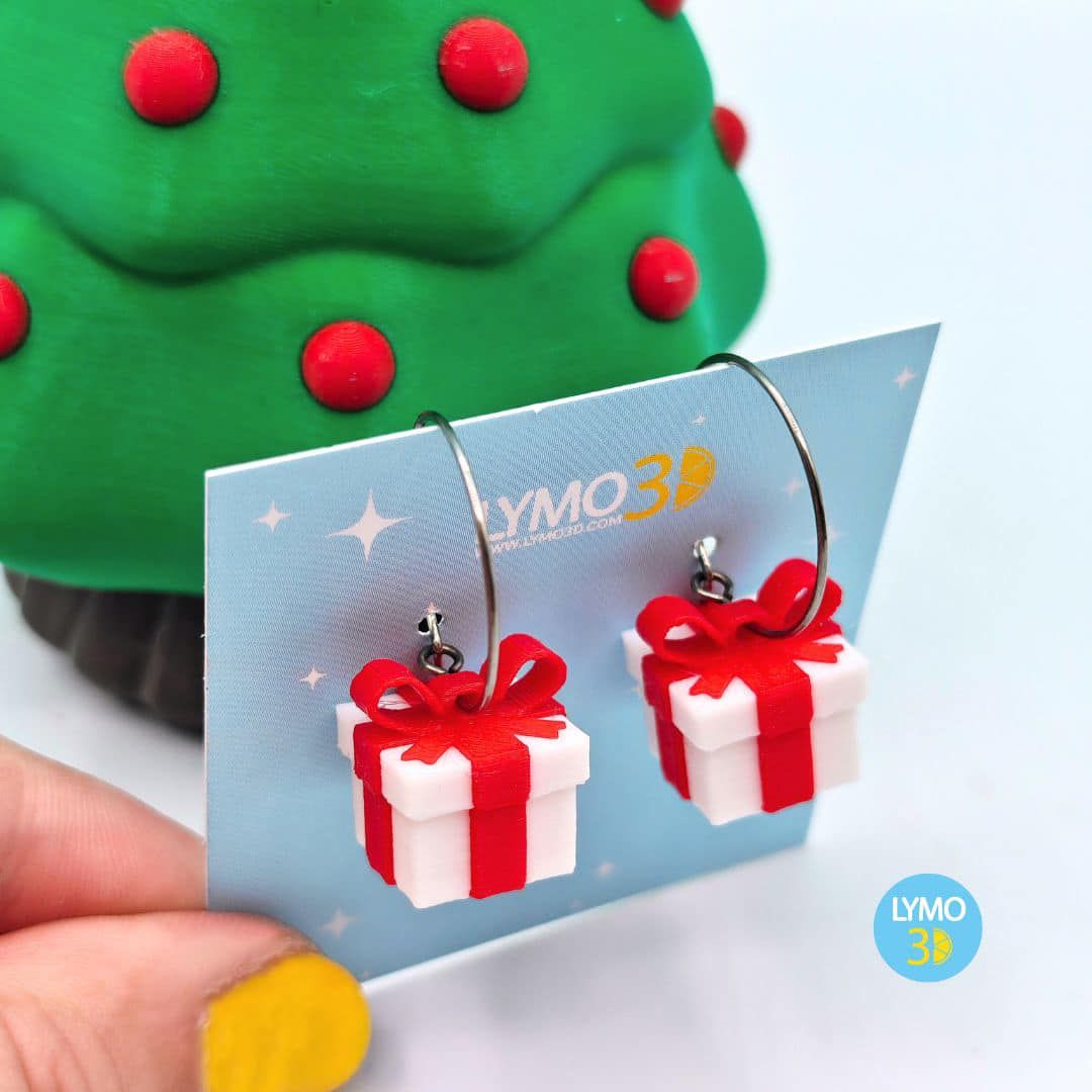 Pendientes regalo 3D