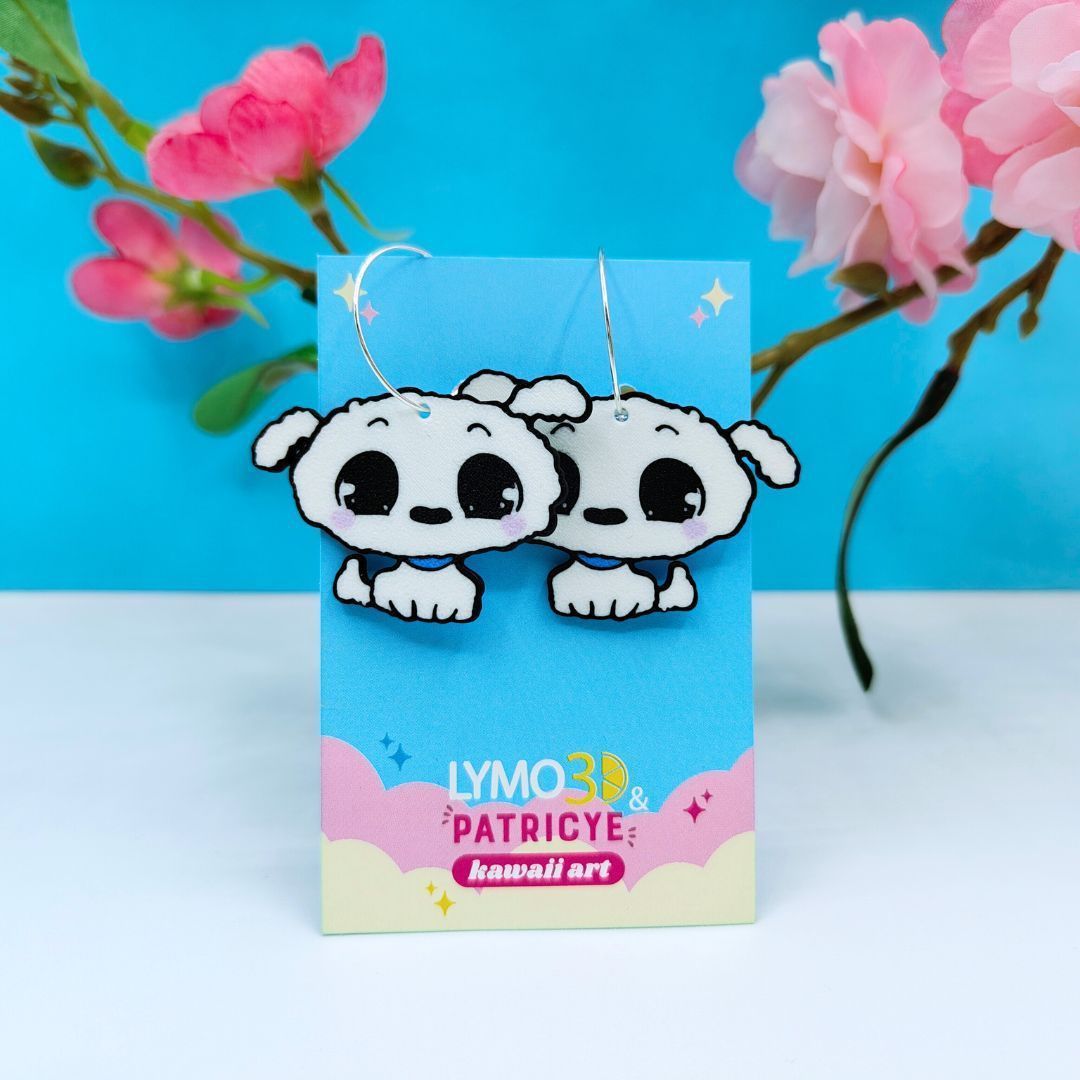 Pendientes cachorro travieso exclusivos