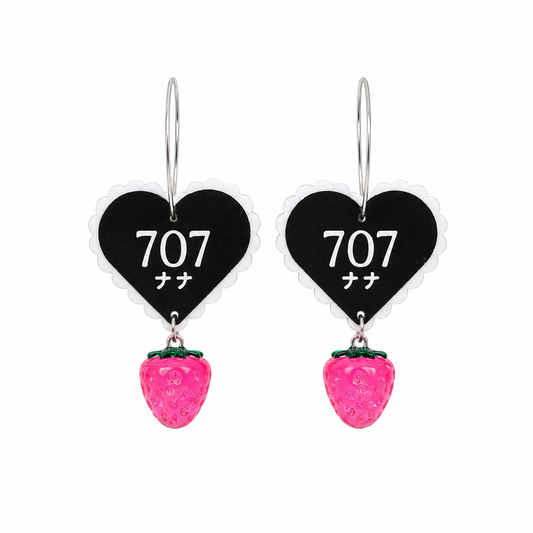 Ohrringe „707 Pink Strawberry“