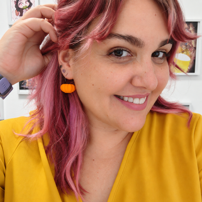 Pendientes Calabaza