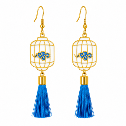 Ohrringe „Blaue Laterne“ – Limitierte Auflage