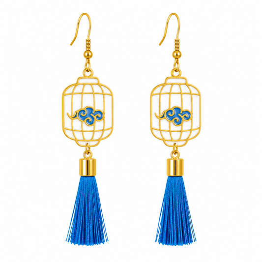 Pendientes Farolillo Azul
