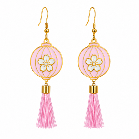 Pendientes Farolillo Sakura