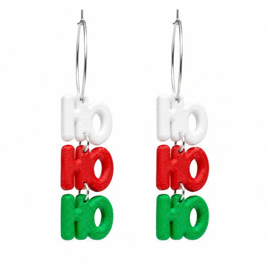 Pendientes HOHOHO Navideños