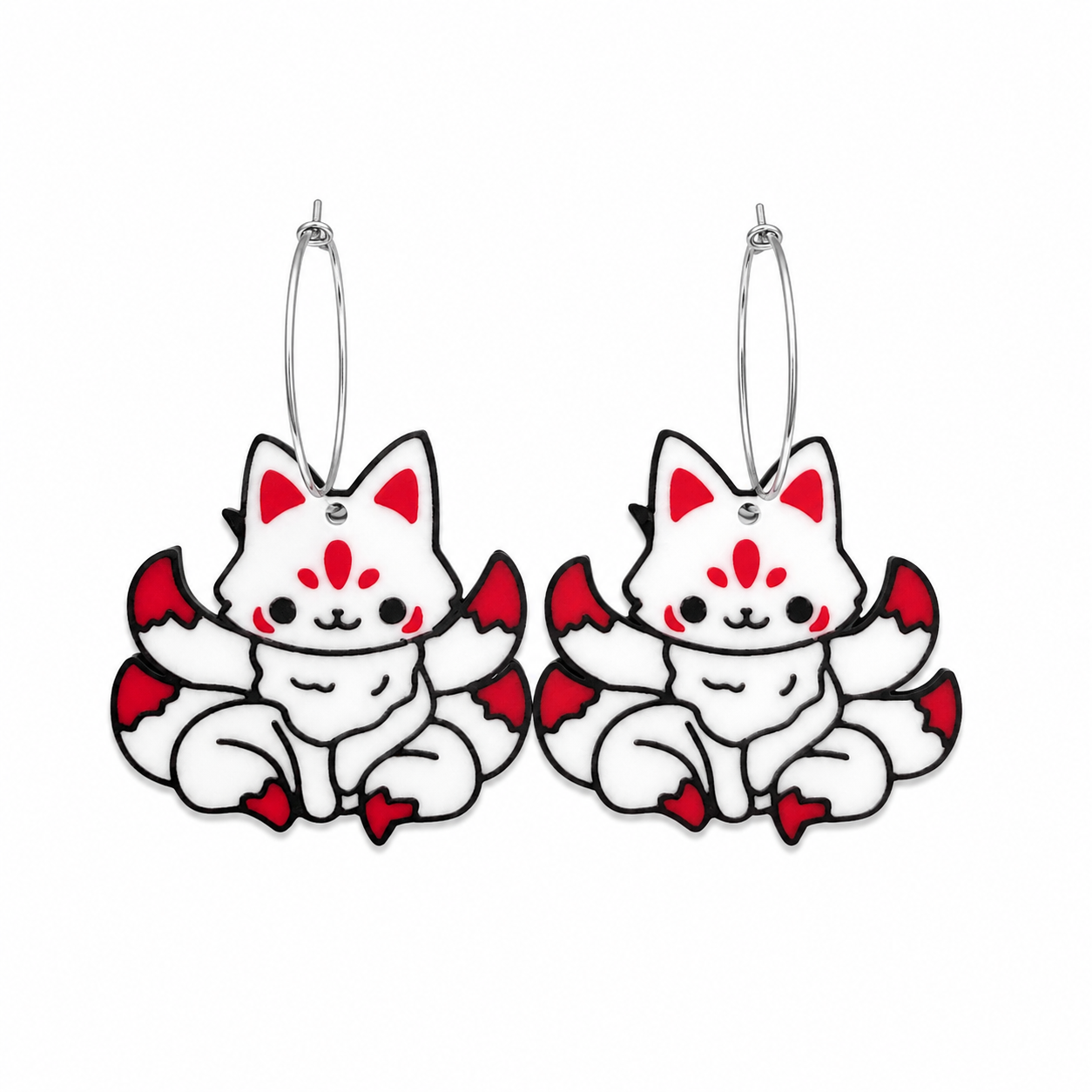 Pendientes Kitsune