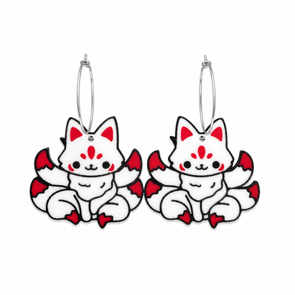 Pendientes Kitsune