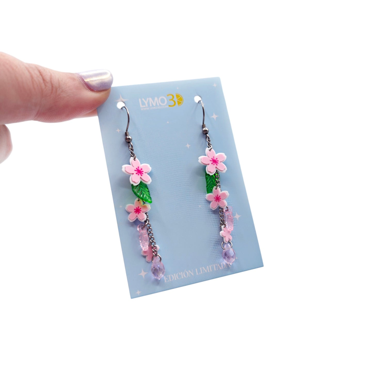 Pendientes mini flores de cerezo