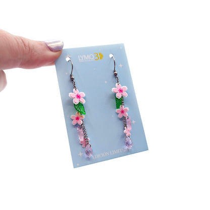 Pendientes mini flores de cerezo