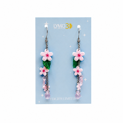 Pendientes mini flores de cerezo