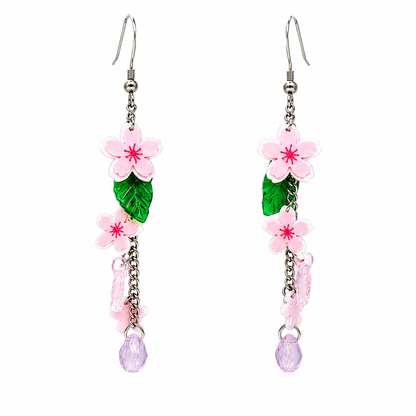 Pendientes mini flores de cerezo