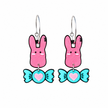 Mokke earrings with candy