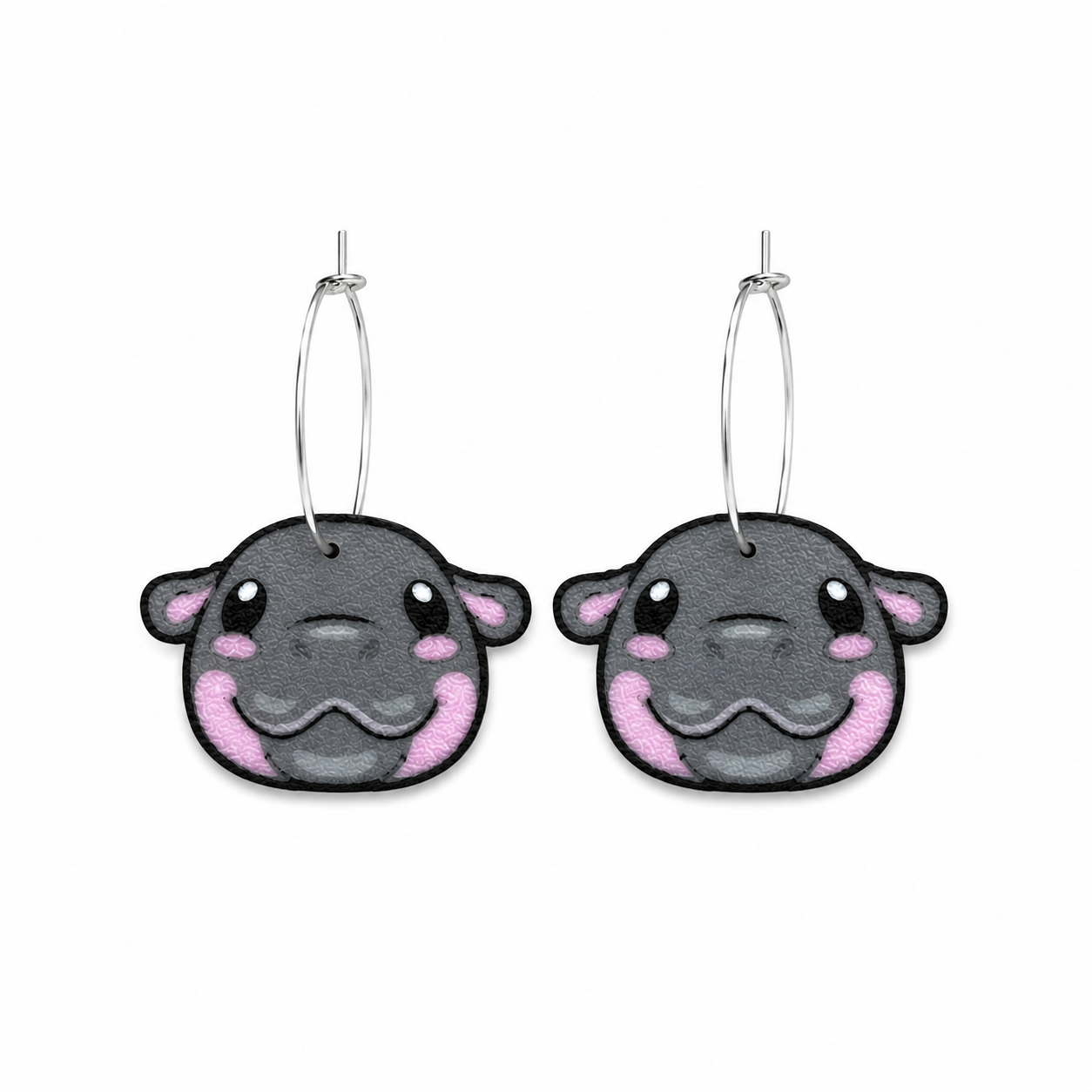 Pendientes Moo Deng
