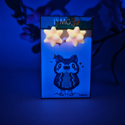 Star earrings in special colors