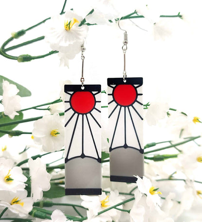 Pendientes Hanafuda