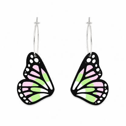 Butterfly wing earrings