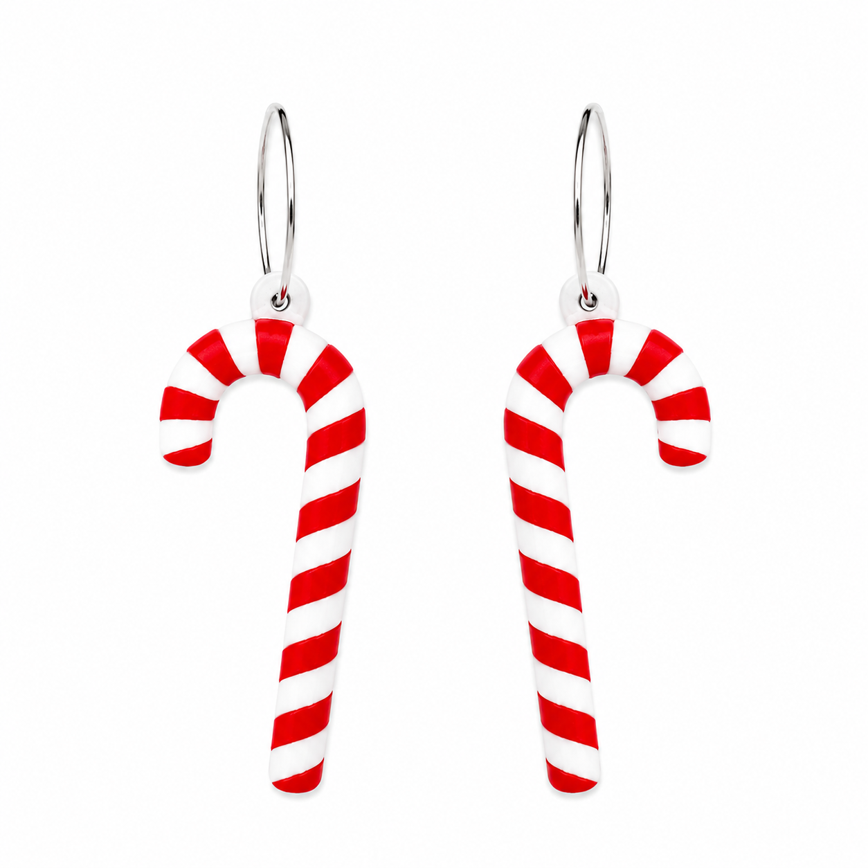 Candy cane earrings