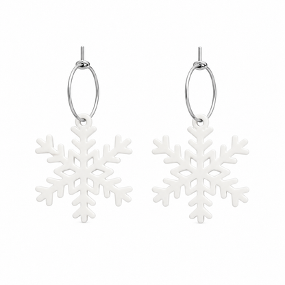 Snowflake earrings