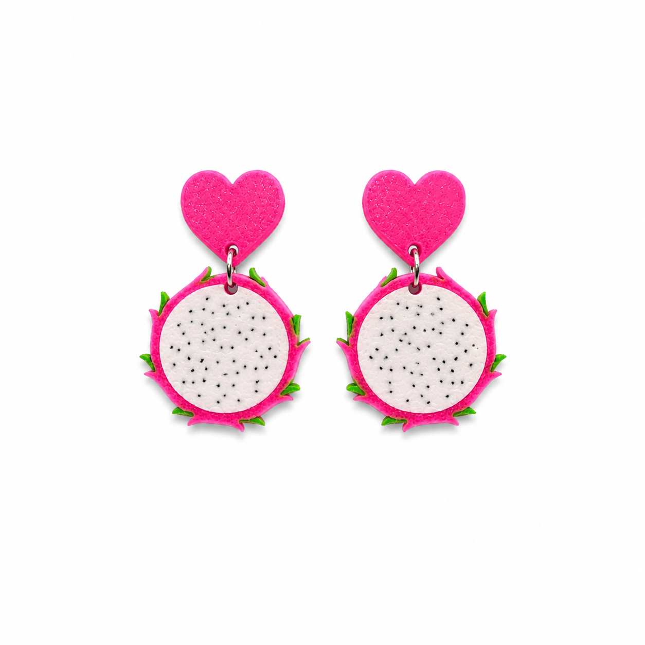 Pitahaya Heart Earrings