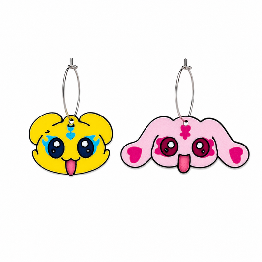 Pendientes criaturas mágicas kawaii