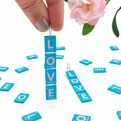 Pendientes elemento LOVE
